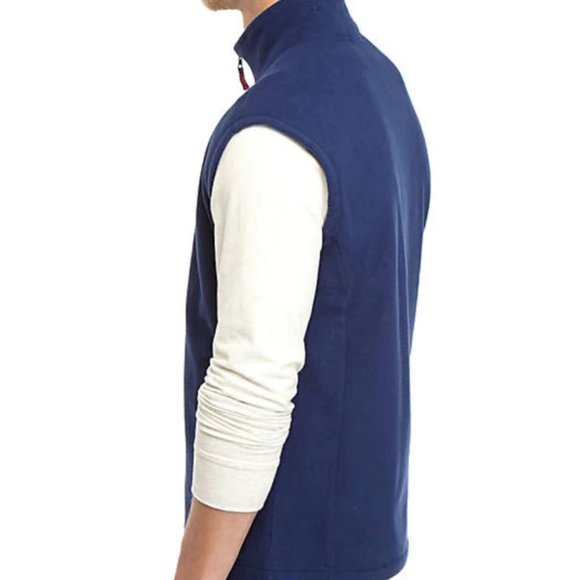 NWT Saddlebred Fall Fleece Zip Up Vest mock neck - Picture 2 of 3